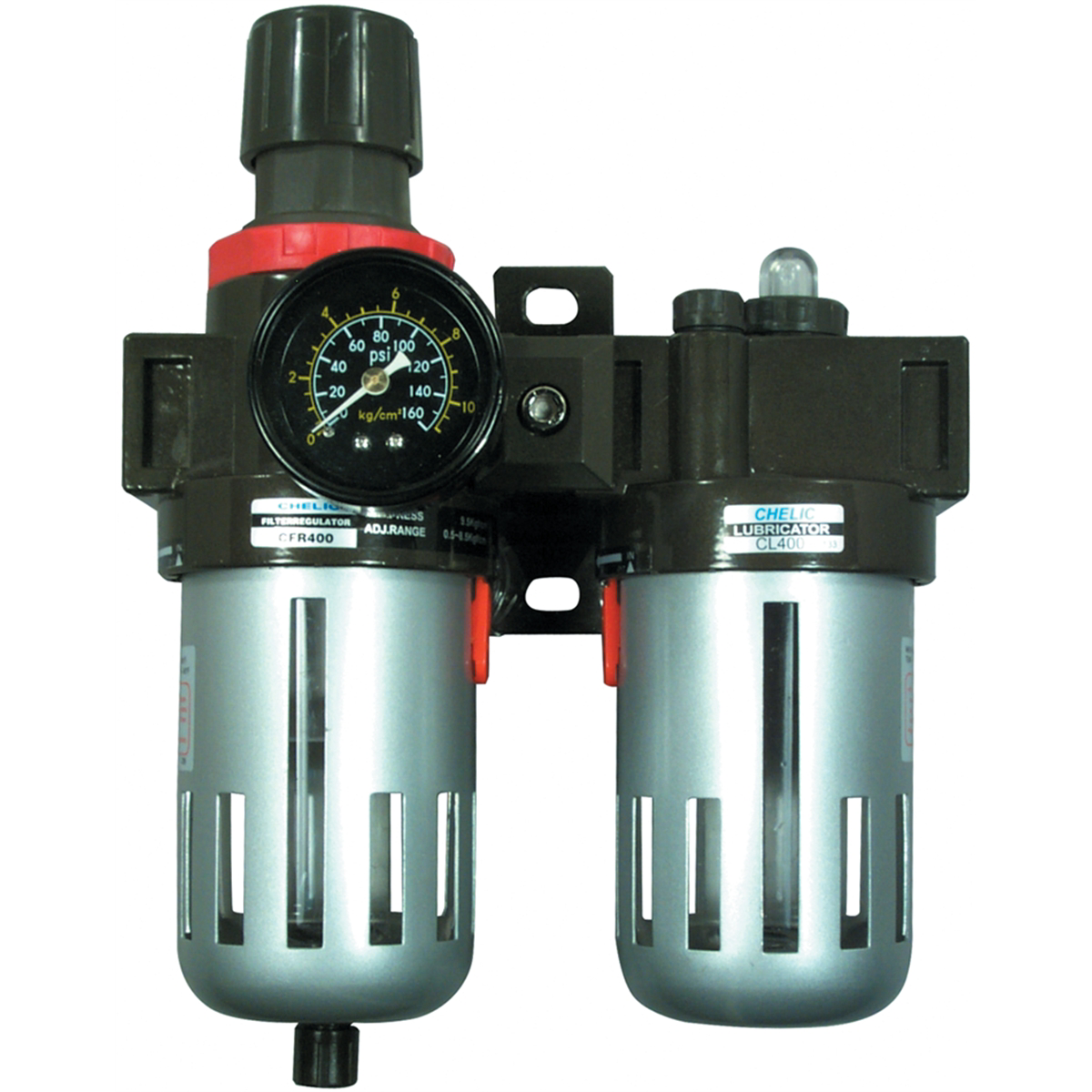 Astro Pneumatic FILTER REGULATUR AND LUBRICATOR WITH GAUGE