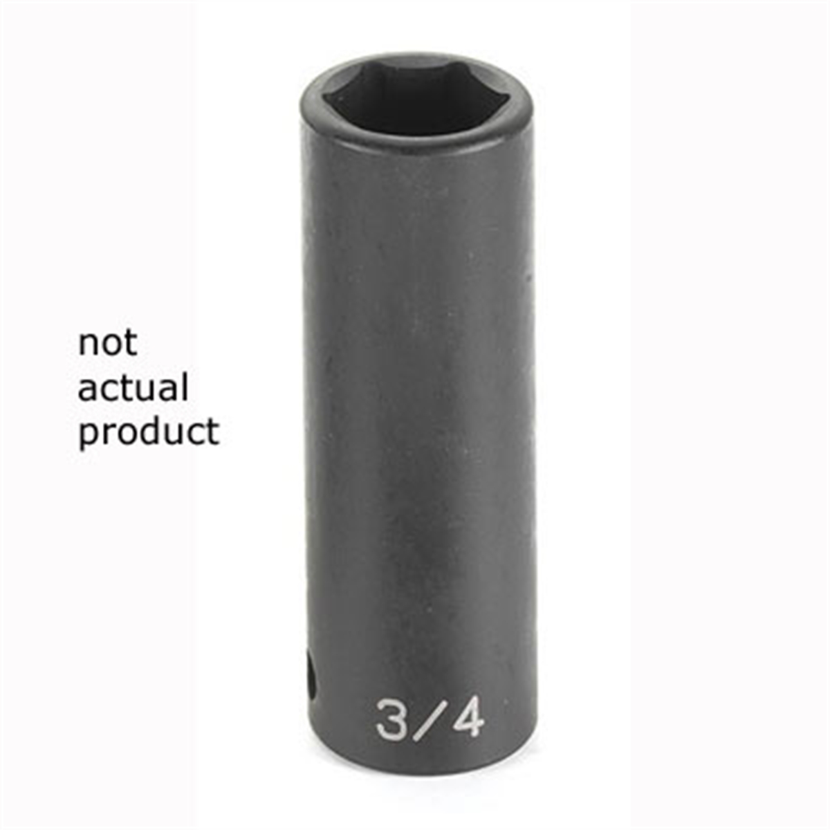 Grey Pneumatic SOC 1-13/16 1/2D IMP 6PT DP BLK