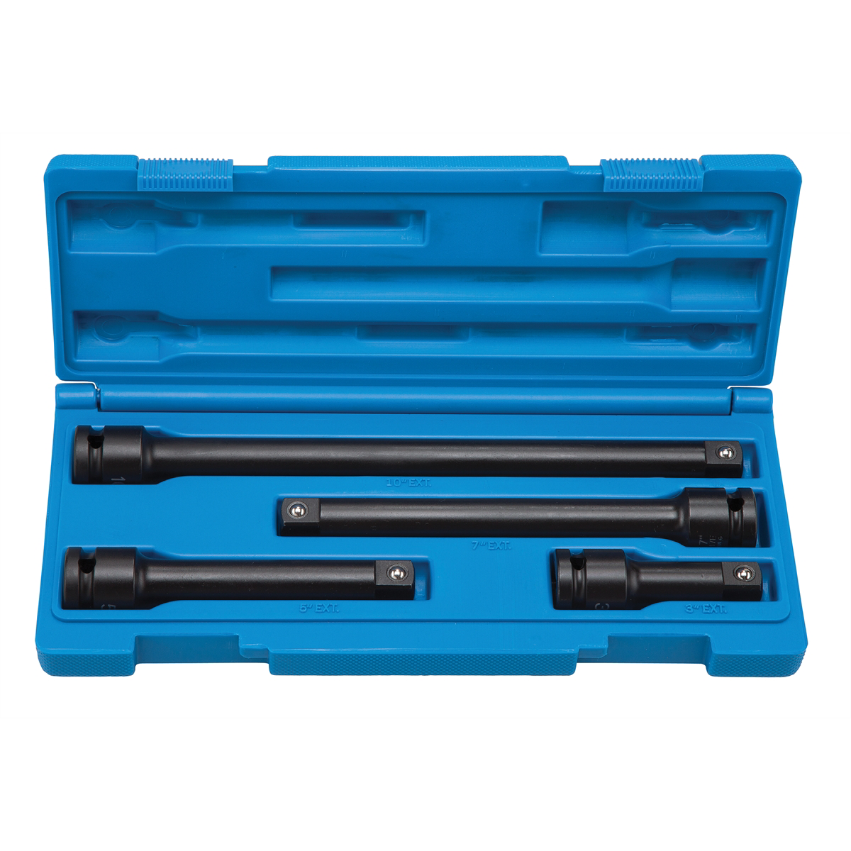 Grey Pneumatic 1/2" Drive 4 Piece Impact Extension Set