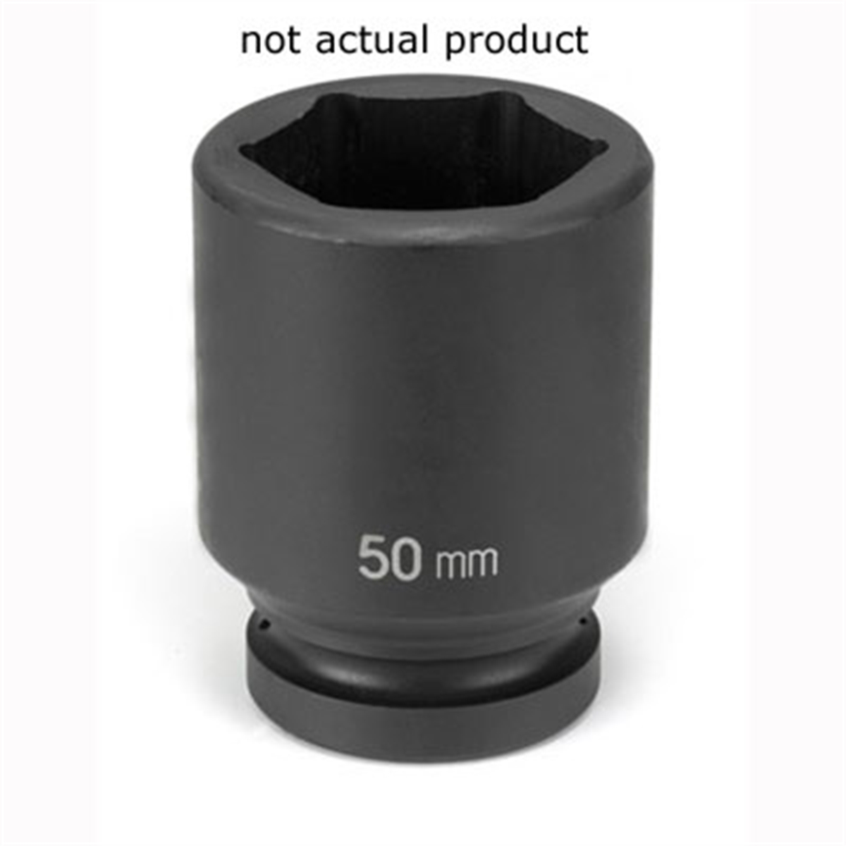Grey Pneumatic SOC 46MM 1"D IMP 6PT DP BLK