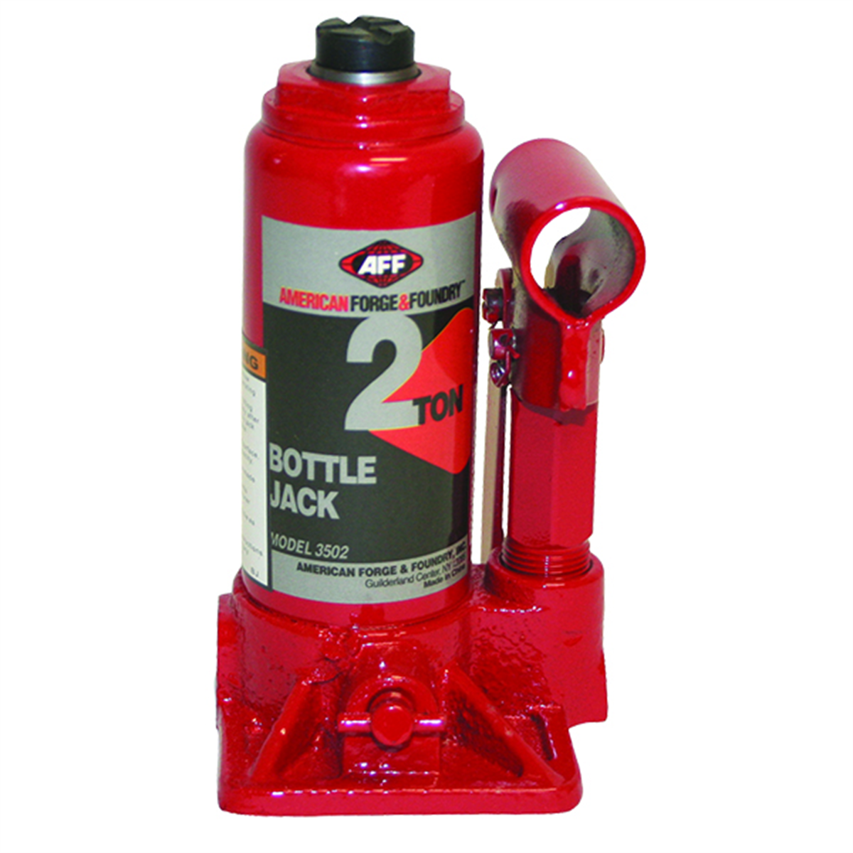 American Forge & Foundry AFF - Bottle Jack - 2 Ton Capacity - Manual - Heavy Duty
