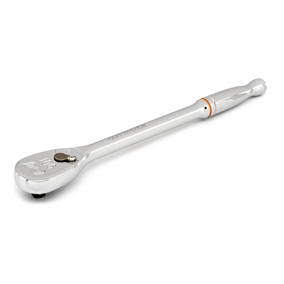 GearWrench 1/4 Inch Drive 90-Tooth Long Handle Teardrop Ratchet 6 Inch