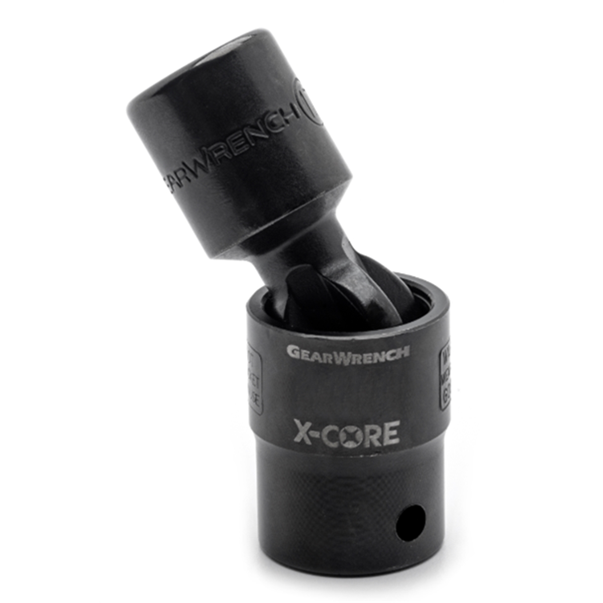 GearWrench 3/8 Inch Drive 6 Point Standard X-Core Pinless Impact Universal Metric Socket 24mm