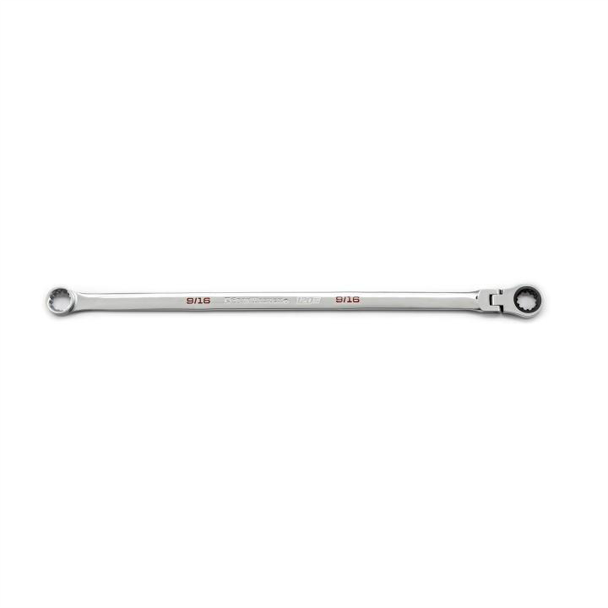 GearWrench 9/16 Inch 120XP Universal Spline XL GearBox Flex Head Ratcheting Wrench