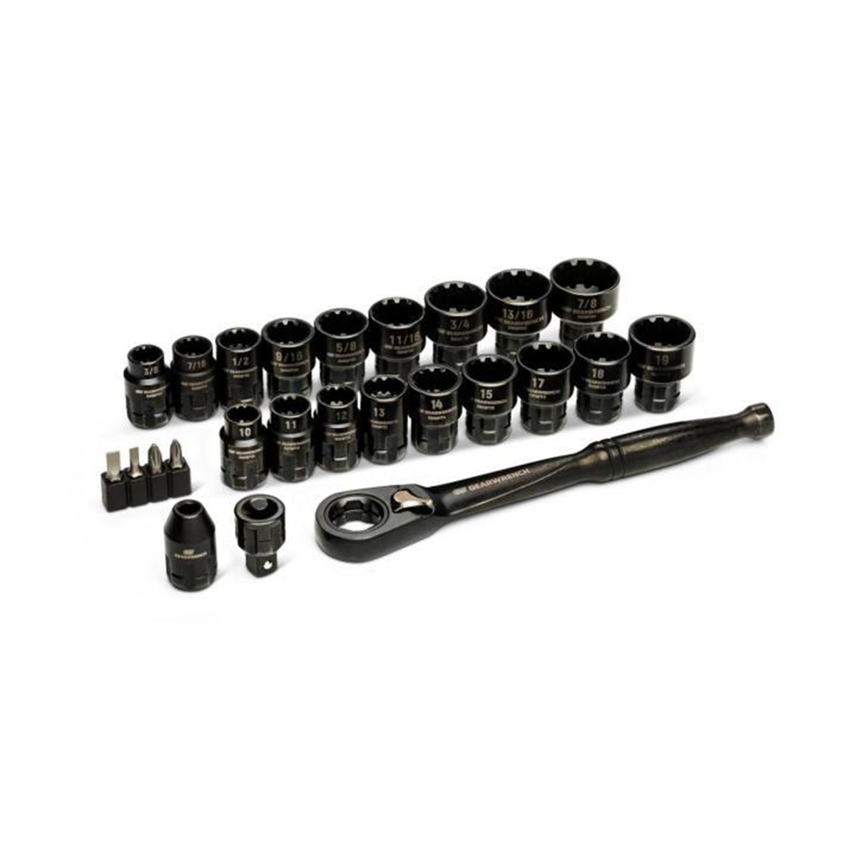 GearWrench 25 Piece 3/8" Drive Pass-Thru Ratchet and Socket Set