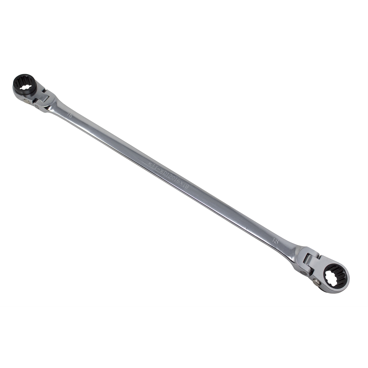 K Tool International Ratcheting Wrench Double Flex 120 Tooth 16mm x 18mm