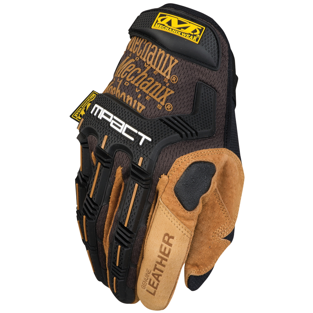 Mechanix Wear Mechanix Wear M-Pact Leather X Large 11 Tan/Black