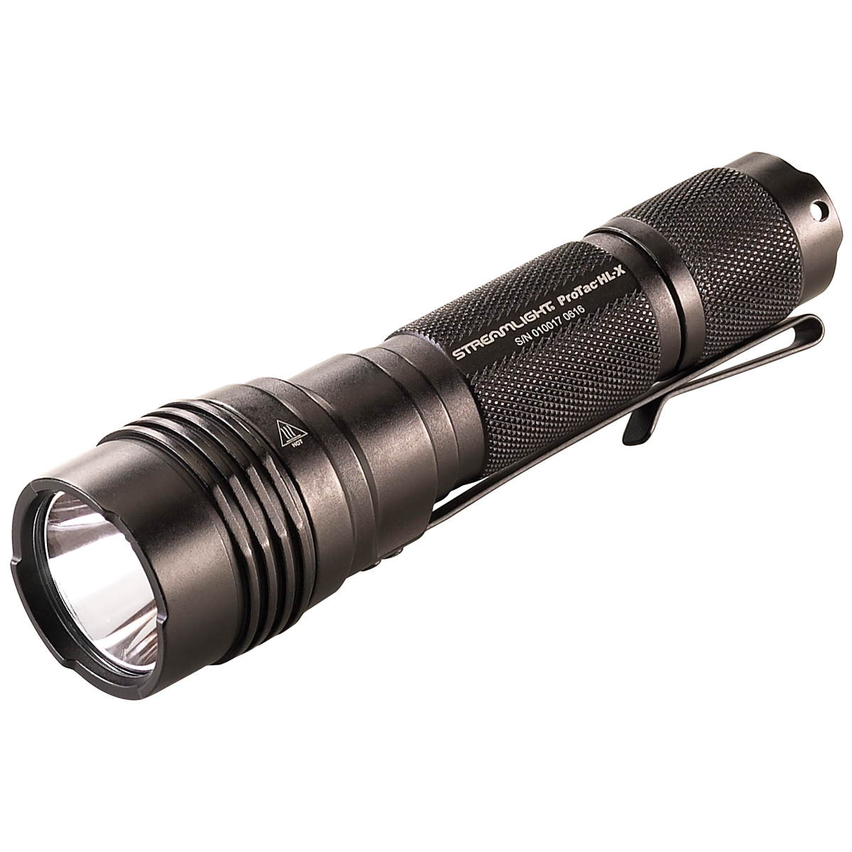 Streamlight 1000 Lumen ProTac HL-X Flashlight - Includes (2) CR123A lithium batteries and holster - Clam - Black