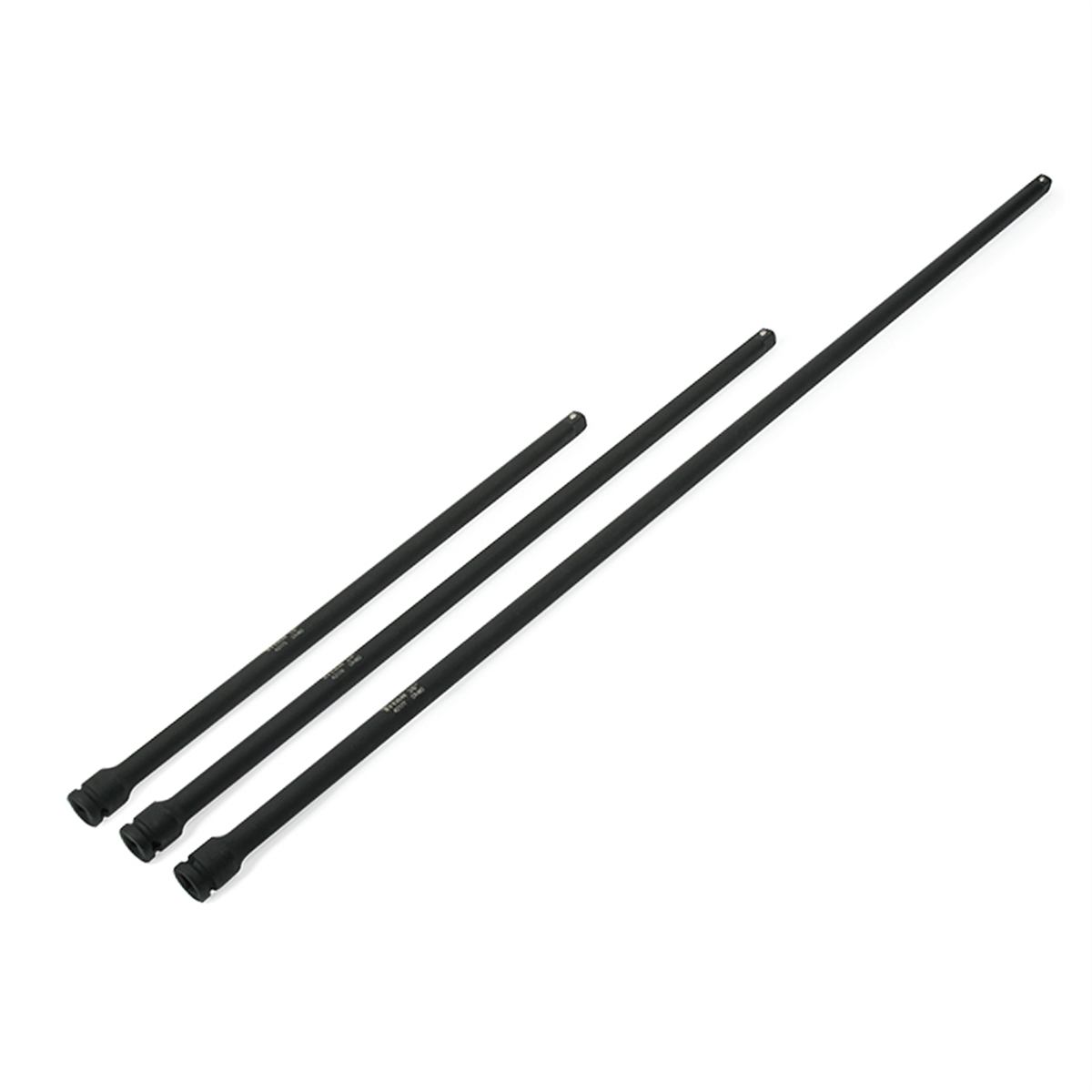 Titan 3-pc 1/2" dr xl extension set