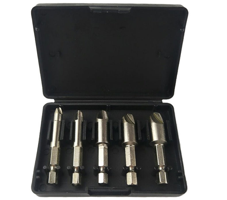 5pcs plastic box screw extractor