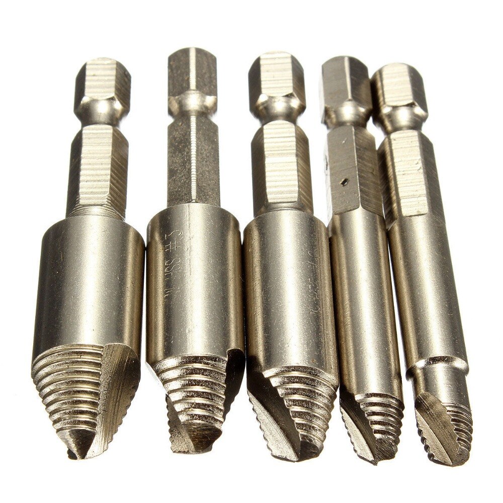 5pcs plastic box screw extractor