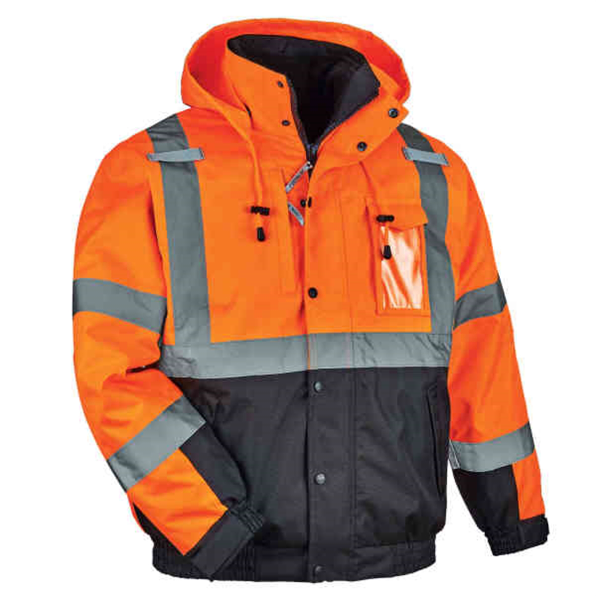 Ergodyne 8381 XL Orange Type R Class 3 3-in-1 Bomber Jacket
