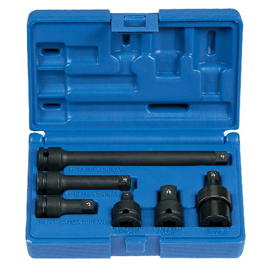 Grey Pneumatic 3/8"DR 6PCS ADPT