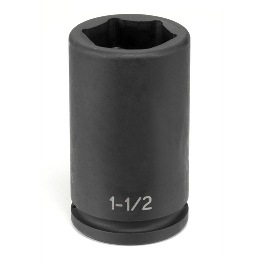 Grey Pneumatic SOC 1-1/2 3/4D BDD WHL IMP HEX DP BLK