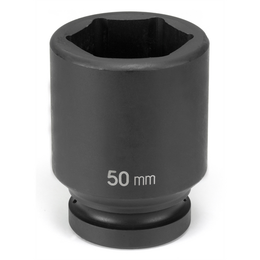 Grey Pneumatic SOC 50MM 1"D IMP 6PT DP BLK