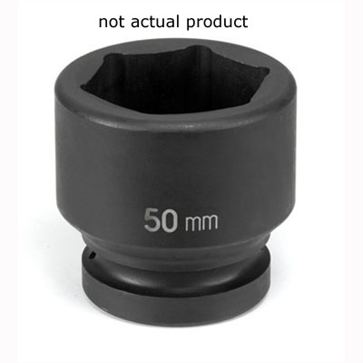 Grey Pneumatic SOC 55MM 1"D IMP 6PT BLK
