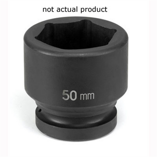 Grey Pneumatic SOC 55MM 1"D IMP 6PT BLK