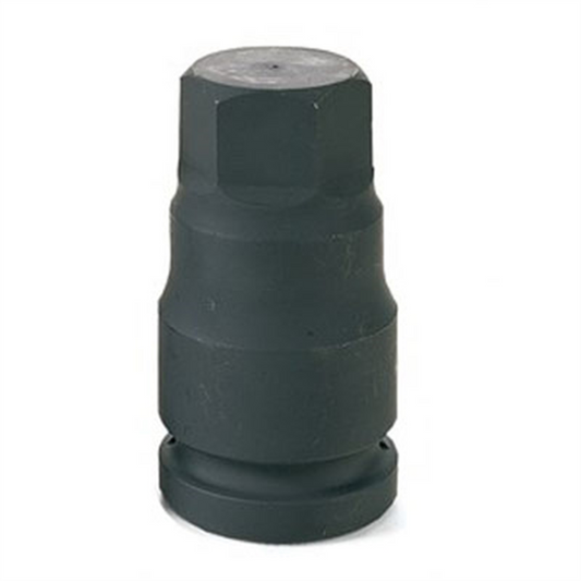 Grey Pneumatic 1" Drive x 24mm Hex Driver