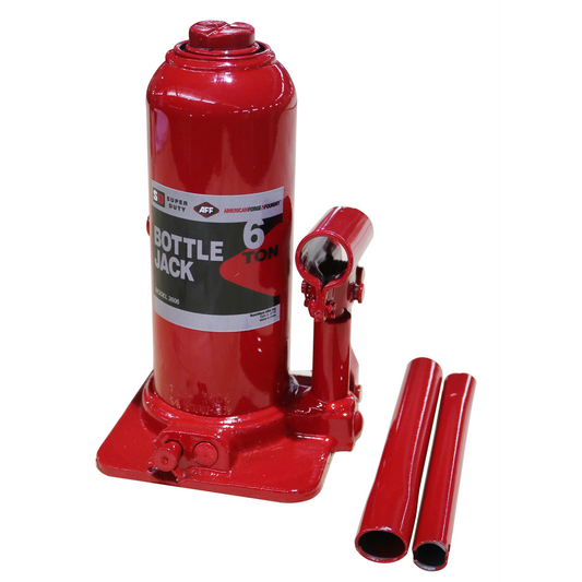 American Forge & Foundry AFF - Bottle Jack - 6 Ton Capacity - Manual - SUPER DUTY
