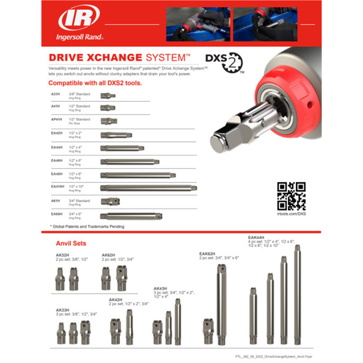 Ingersoll Rand DXS 3/8" Drive Standard Anvil Attachment