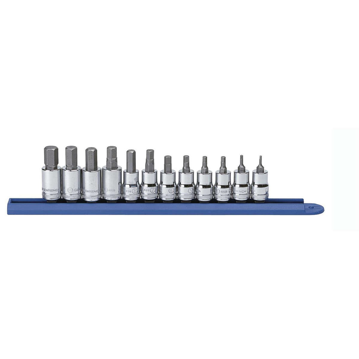 GearWrench 12 Piece 3/8 Inch Drive Hex Bit Metric Socket Set