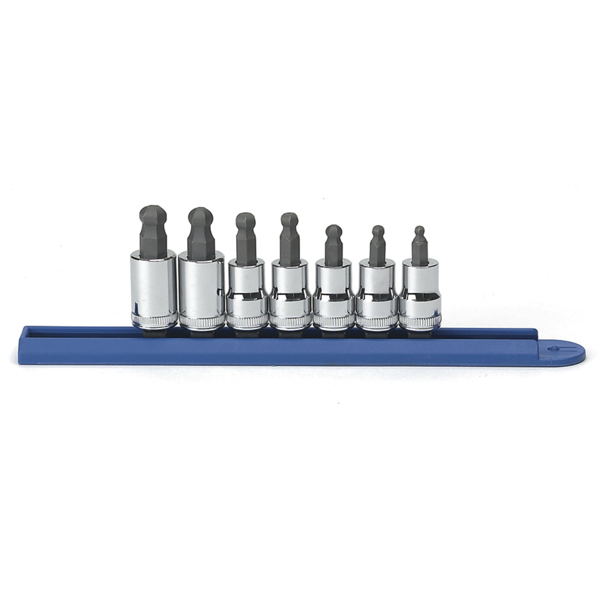 GearWrench 7 Piece 3/8 Inch Drive Ball End Hex Bit Metric Socket Set