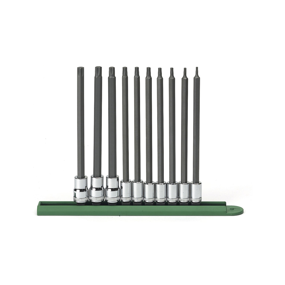 GearWrench 10 Piece 1/4 Inch & 3/8 Inch Drive Long Torx Bit Socket Set