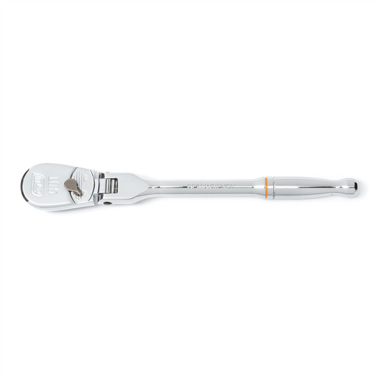 GearWrench 1/4 Inch Drive 90-Tooth Flex Head Teardrop Ratchet 7 Inch
