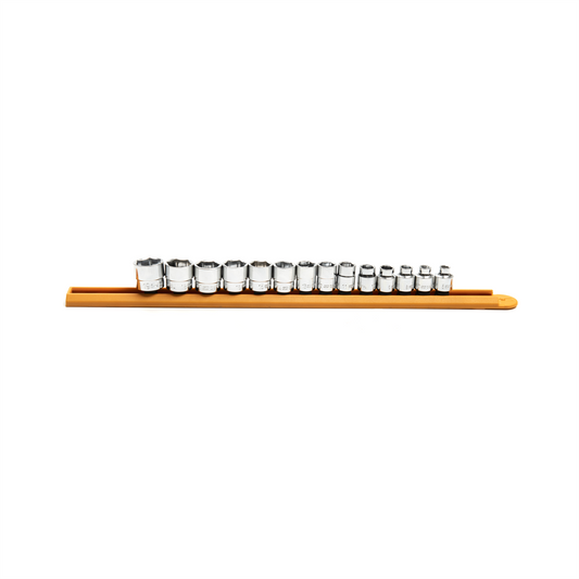 GearWrench 14 Piece 3/8 Inch Drive 6 Point Stubby Socket Set Metric
