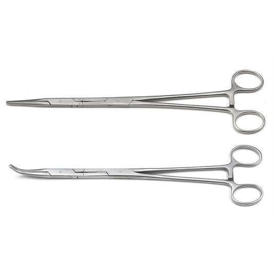 GearWrench 2 Piece Double-X Straight and 45 Degree Hemostat Plier Set