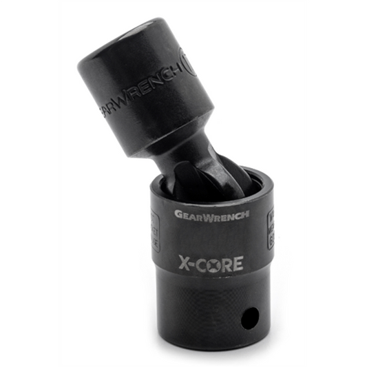 GearWrench 1/2 Inch Drive 6 Point Standard X-Core Pinless Impact Universal Metric Socket 21mm