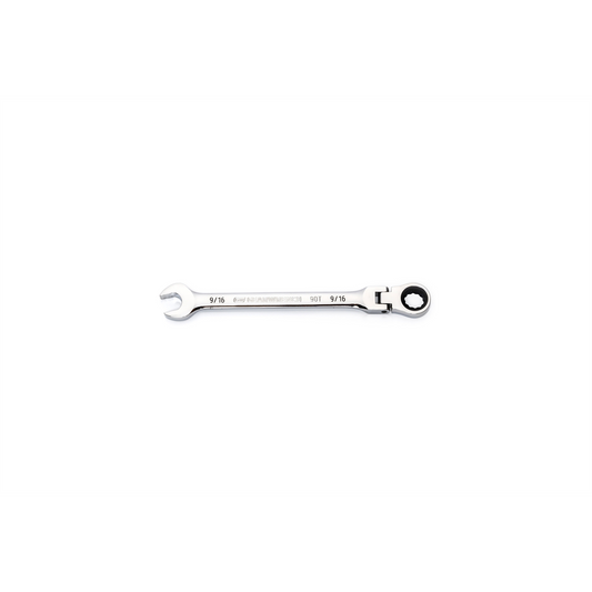 GearWrench 9/16 Inch 90-Tooth 12 Point Flex Head Ratcheting Combination Wrench