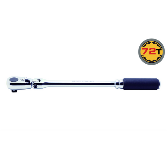 Ko-ken USA Z-Series 3/8" Sq.Dr. Flexible Ratchet, Reversible (L=280mm), 72 Tooth