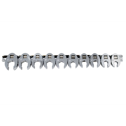 K Tool International Crowfoot Flare Nut Set Metric 10 Piece 3/8 Inch Drive
