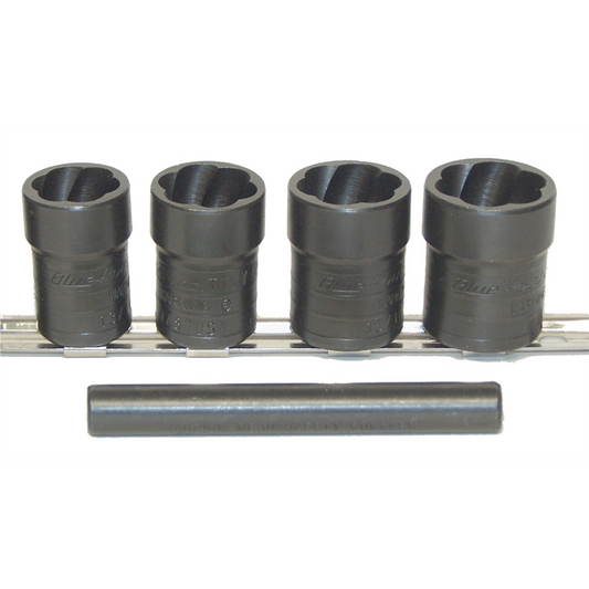 Milton Industries LTI Tool By MIlton 5 Piece Locking Lugnut Twist Socket Removal Kit.  Includes Twist Sockets 4400-30; -35; -50; -70 & Pu