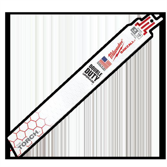 Milwaukee Tool 9" 18 TPI The Torch SAWZALL Blades (25 Pk)