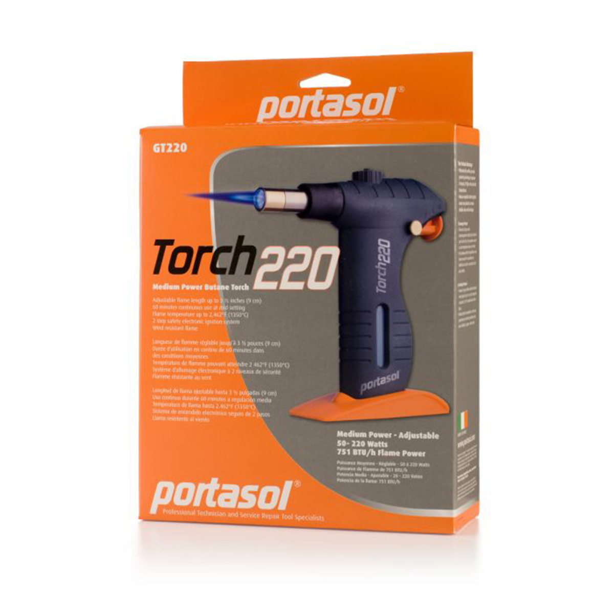 Portasol Blue Med Pwr Butane Torch 50-220 Wa