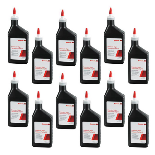 Robinair  Premium High Vacuum Pump Oil, Pint bottle (Case of 12 bottles)