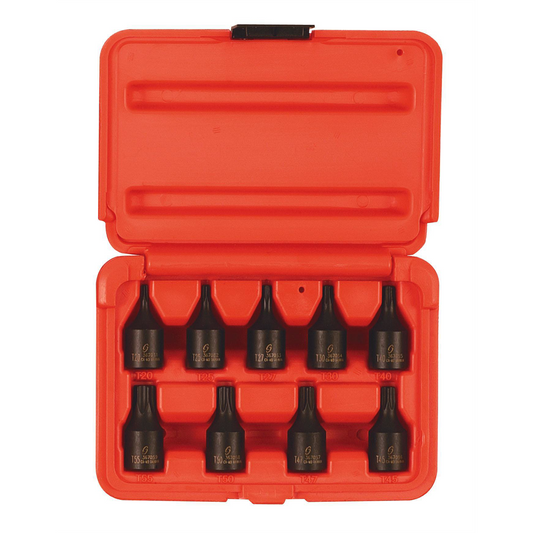 Sunex imp skt set 9pc 3/8dr internal star