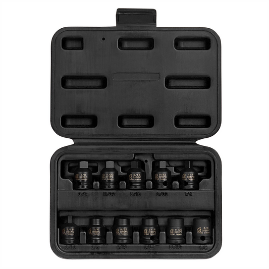 Sunex 3/8" dr. pipe plug socket, 11 pc.