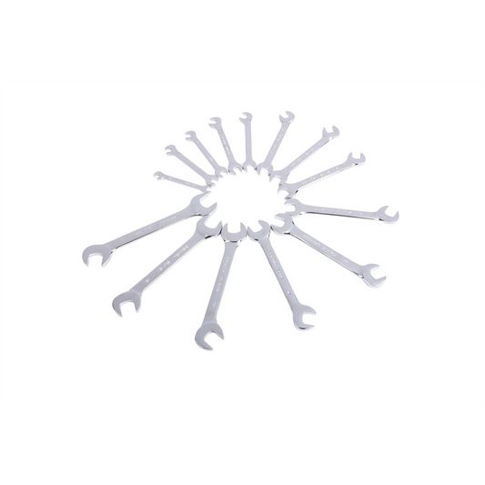 SUNEX 14-PC Metric Wrench Set, Full Polish