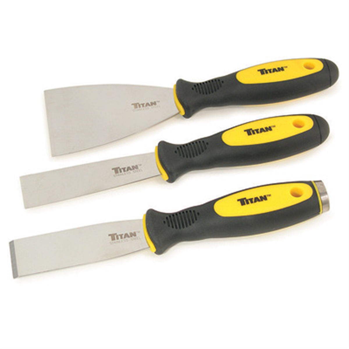Titan 3-pc ergonomic handle scraper set