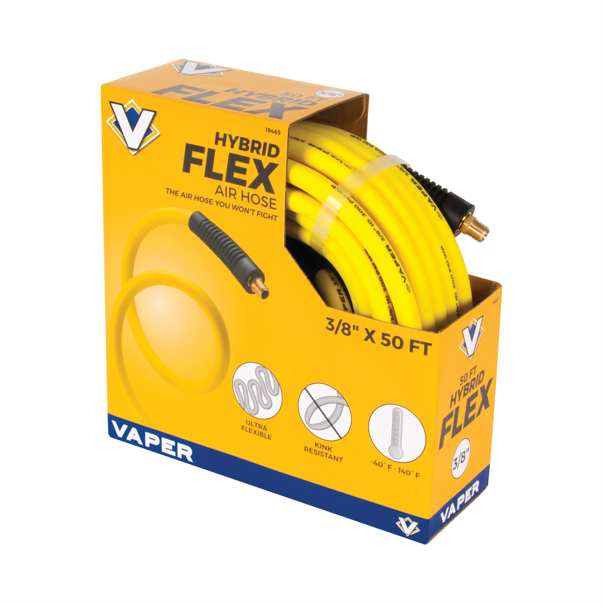 Titan 3/8" x 50' hybrid air hose