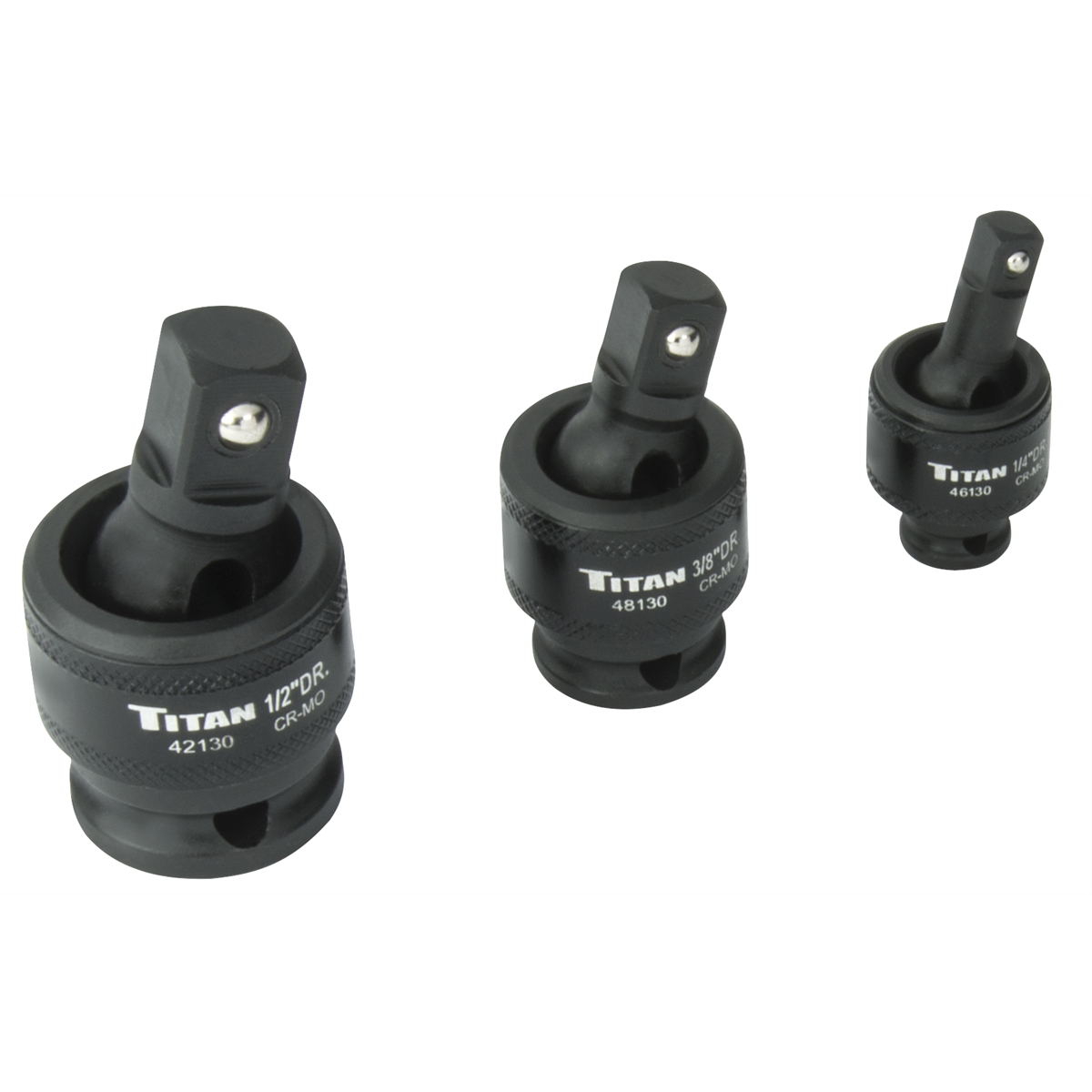 TITAN 3 Pc. Impact Socket Universal Joint S