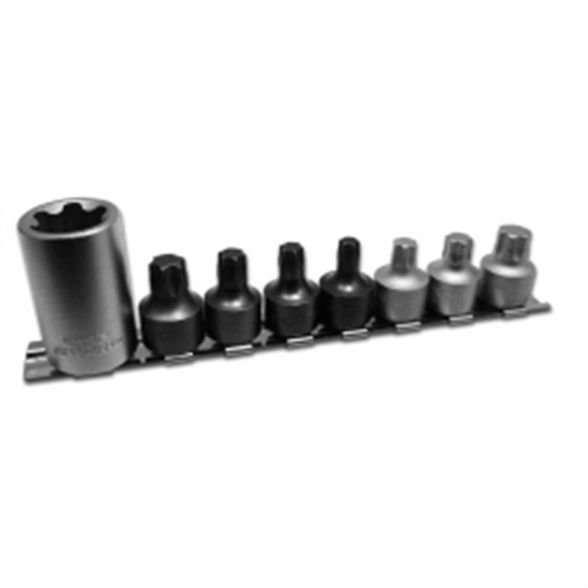 VIM Tools TORX Truck Bed Set, Ep24, T40 Thru T55 TORX, IP45 Thru IP55 TORX Plus